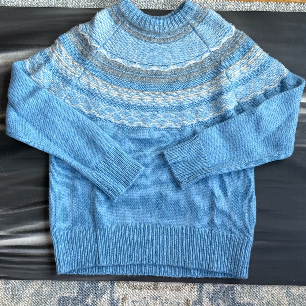 Theory Fair Isle Sweater, NWOT